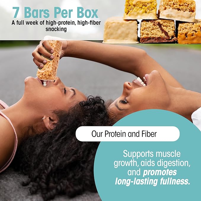 Wonderslim High Fiber Protein Bars, Variety Pack | 15g Protein, 8g Fiber | Low Sugar, Low Carb | Healthy Indulgence | Satisfying, Supports Energy & On-the-Go Convenience, 7 Pack