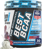 BPI Sports Best BCAA Powder - Muscle Recovery Support - Branched Chain Amino Acids | Building Blocks of Protein and Muscle - Post Workout Recovery – Hydration - Grape, 30 Servings