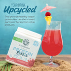 Sunwarrior Clear Protein Powder Plant-Based Water Mix, Vegan and Refreshing Protein and Hydration Supplement 10g Per Serving Raspberry Flavored 420g Tub 30 Servings