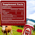 Well&Whole Grass Fed Beef Liver Gummies, Dessicated Beef Liver Supplement for Energy, Immunity, and Full Wellness - Non GMO, Gluten Free, for Adults and Kids, 120 Counts