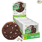 Lenny & Larry's Complete Protein Cookie, [Choc-O-Mint], Chewy Soft Baked, 16g Plant Protein, Vegan, Non-GMO, High Fiber, [4 Ounce] Cookie (Pack of 12)