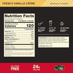 Optimum Nutrition Gold Standard 100% Whey Protein Powder, French Vanilla Creme, 2 Pound (Packaging May Vary)