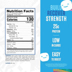 RYSE Loaded Protein Powder - Jet-Puffed Marshmallow - 25g Whey Protein Isolate & Concentrate with Prebiotic Fiber & MCTs - Low Carb, Low Sugar, Digestive-Friendly - 27 Servings / 2 lb Tub