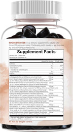 Micro Ingredients Mega Mushroom Gummies | 10-in-1 with Lions Mane, Turkey Tail, Reishi, Cordyceps, Chaga, Maitake, & Ashwagandha | Sugar-Free Raspberry Pomegranate Flavor | Non-GMO | 120 Count