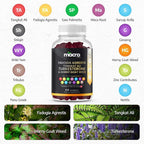 Testosterone Booster Supplement for Men Gummies [Fast-Max Absorption],10x Strength Masculinity Boost, Turkesterone, Tongkat Ali, Horny Goat Weed, Maca Root, Tribulus,Testo Gummies 60Ct