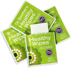 Dr. Soother's Healthy Wipes - PH Balanced Feminine Hygiene, Unscented, Hypoallergenic, Alcohol & Fragrance Free - 60 Individually Wrapped Cleansing Wipes for Women & Girls