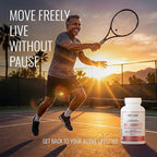 ADAPTOHEAL Inflammoff - Adaptogenic Supplement Designed to Support Joint, Muscle and Tissue Inflammation Naturally, 8 Highly Concentrated extracts with Turmeric and Rhodiola rosea (90 Capsules)