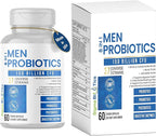 Probiotics for Men - 150 Billion CFU Acidophilus Capsules with Prebiotics & Postbiotics - Supports Gut Microbiome, Colon & Immune Health - 37 Strains with Digestive Enzymes - 60 Vegan Capsules