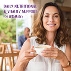 Bluebonnet Nutrition Ladies’ ONE 40+ Whole Food-Bed Multiple, Women Multivitamin for Women 40+, Soy-Free, Non-GMO, Gluten Free, 60 Vegetable Capsules, 60 Servings