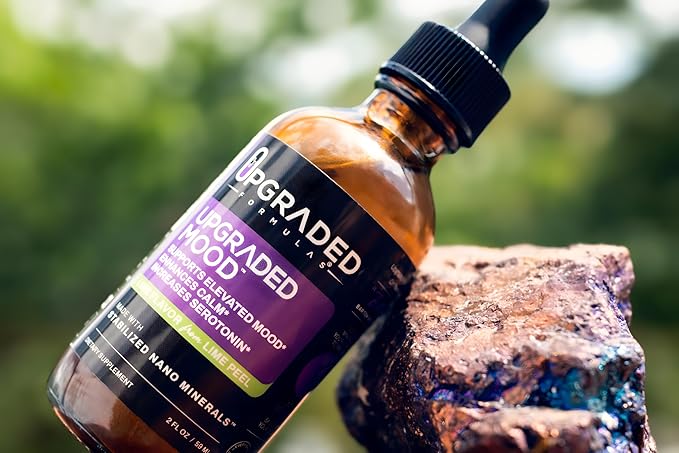 Upgraded Formulas Mood Support Supplement - Feel Calm and Uplifted All Throughout The Day, 2 fl oz