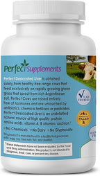 Perfect Supplements – Perfect Desiccated Liver – 120 Capsules – Undefatted Beef Liver – Natural Source of Protein, Iron, Vitamins A & B – 2 Pack