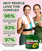 Resveratrol Supplement 1800mg with CoQ10 & Quercetin Support – Vitamin E & C (Calcium Ascorbate) – Antioxidant for Enhanced Energy, Heart Health & Healthy-Aging Support Trans Resveratrol 180 Capsules
