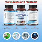 Glucosamine Chondroitin MSM Collagen Turmeric - Joint Health Support
