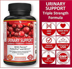 Potent Garden Urinary Support Womens Probiotic for Urinary Tract Health for Women, Cranberry Capsules with 5 Billion CFUs Cranberry Extract, Prebiotics and Probiotics for Women, 60 Caps, 30 Servings