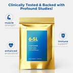 100% Pure 6-Sialyllactose (6-SL) - Muscle Support Supplement to Increase Strength, Build Lean Muscle Mass, Enhance Recovery, and Boost Performance - 3-Month Supply