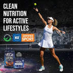 Vega Creatine Monohydrate Powder 17.6oz (100 Servings) Sport Protein & Recovery Chocolate Protein Powder 1.8lbs - Plant-Based Protein and Muscle Support