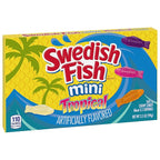 SWEDISH FISH Mini Tropical Soft & Chewy Gummy Candy, Bulk Candy, 12 - 3.5 oz Boxes