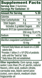 Align Probiotic, Bloating Relief + Food Digestion, Probiotics for Women and Men, Probiotic Helps Soothe Occasional Bloating*, with Vitamin B12 to Help Break Down Food into Cellular Energy*,60 Gummies