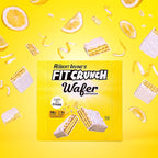 FITCRUNCH Wafer Protein Bars, Designed by Robert Irvine, 16g of Protein & 1g of Sugar (9 Bars, Lemon Cream)