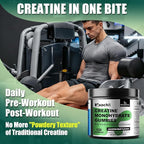 Creatine Monohydrate Gummies for Women,3000mg Creatine with Taurine and L-carnitine,Vegan Sugar-Free for Muscle Shaping and Growth,Creatine Gummies ForIdeal for Gym Women and Men,120 Count