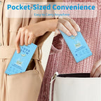40 Pcs Body Wipes Individually Wrapped (9.29" x 8"), Large Shower Wipes for Adults Bathing No Rinse, Portable Personal Cleansing for Gym, Camping, Hiking, Backpacking,Bulk Homeless Supplies