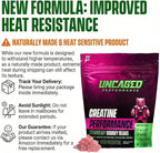 Creatine Monohydrate Gummies 5g with Prebiotic Fiber for Muscle Growth & Strength, 30 Servings, Blue Raspberry - Lab Tested - 5000mg Premium All Natural