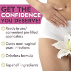 Terramed Just Think Comfort Yeast Infection Treatment for Women | Ph Balance for Women | Helps Relieve Itching & Irritation | Vaginal Aid for Inflammation, Dryness & Watery Discharge | 7 Count