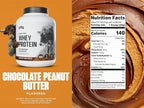 Levels Grass Fed Whey Protein Powder, No Artificials, 24G of Protein, Chocolate Peanut Butter, 5LB