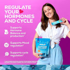 MOLO Hormone Balance for Women – ALA for Cycle Regulation, Magnesium & Zinc for Mood Support and Hormone Balance - 30 Stick Packs with Sweet Orange Flavor – Vegetarian, Gluten-Free & Non-GMO