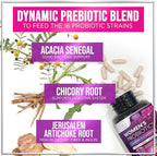 Probiotics for Women - Prebiotic and Probiotic Blend 60 Billion CFU Per Serving - 16 Strain Women's Probiotic for pH Balance & Vaginal Support - Digestive & Immune Support, Bottled USA - 60 Capsules