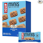 CLIF BAR Minis - Chocolate Chip - Made with Organic Oats - 4g Protein - Non-GMO - Plant Based - Snack-Size Energy Bars - 0.99 oz. (20 Pack)