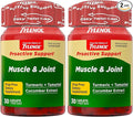 Tylenol Proactive Support* Muscle & Joint Supplement, Drug-Free Daily Turmeric Supplement + Tamarind + Cucumber Extract, Improves Joint Comfort & Flexibility in 5 Days*, 30 ct (Pack of 2)