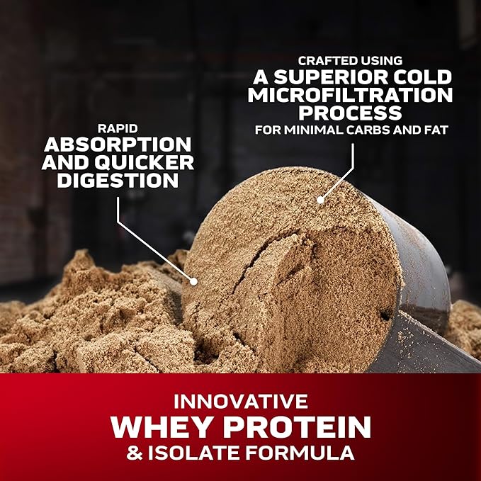 Muscletech Whey Protein Powder (Double Rich Chocolate, 2LB) - Nitro-Tech Whey Protein Isolate Smoothie Mix for Lean Muscle & Recovery - 24g of Whey Gold for Women & Men - Packaging May Vary
