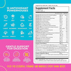Mama Natural Organic Prenatal Vitamins for Women Vegan (30 Servings) | One A Day Prenatal Vitamins for Pregnant Women | Food Based, Non-GMO & Gluten-Free - Pre Natal Multivitamin with Folate