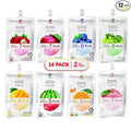 Eat Munchie Box Drinkable Konjac Jelly B Pouches | Healthy Dietary Supplement | Korean Diet Drink | Low Carb & Low Calorie Snacks, No Sugar Added (16 Pouches) Variety of Flavors (Flavors May Vary)