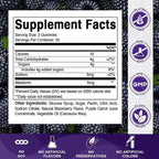 Vitamatic Melatonin Gummies for Kids & Adults - (2.5 mg 5 mg & 10 mg Doses) - 60 Vegan Gummies