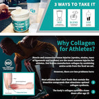 CB Supplements NSF Certified for Sport Multi Collagen Protein Powder Bone, Skin, Hair, and Joint Support | Hydrolyzed Collagen Supplements (58 Servings (Pack of 1), Unflavored)