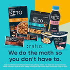 Ratio Trio Maple Almond Crunch Cereal, 10g Protein, Keto Friendly, 10.4 oz (Pack of 4)
