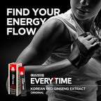 JUNG KWAN JANG Everytime Korean Red Ginseng Extract Stick 3,000mg Original - Adaptogen Energy Drink Liquid Stick Supplements - Energy Boost & Immune Support, Caffeine Free (30 Sticks)