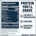 PEScience Select Protein Powder, Whey and Casein Blend, Lean Protein Powder for Women and Men, Low Calorie, Low Carb, Keto Friendly, Gluten Free, Chocolate Truffle - 27 Servings