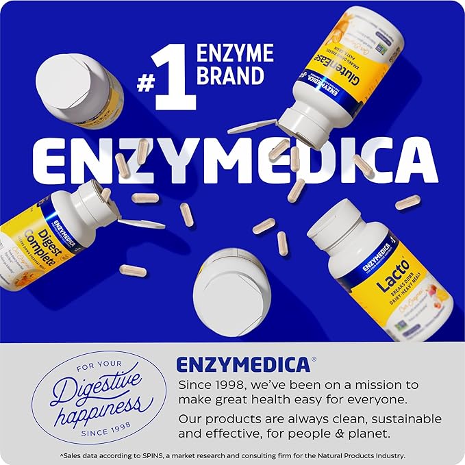 ENZYMEDICA VeggieGest Capsules, 60 Count