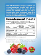 Nature's Truth Magnesium Gummies for Kids | Glycinate & Citrate | 50 Count | Mixed Berry Flavor | Vegan, Non-GMO & Gluten Free Supplement