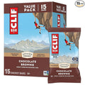 CLIF BAR - Energy Protein Bars - Chocolate Brownie - Made with Organic Oats - Energy Bars - Non-GMO - (15 Pack)