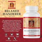 Kan Herbs Relaxed Wanderer Tablets – Traditional Chinese Herbal Blend with Dong Quai, White Peony & Bupleurum to Support Liver Qi Balance & Digestive Harmony, Xiao Yao San Formula, 300 Tablets