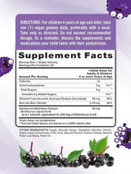 Nature's Truth Kids Elderberry Gummies | 50 Count | with Zinc and Vitamin C | Vegan, Non-GMO & Gluten Free Supplement