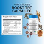 (2 Pack) Boost TRT Maximum Strength Performance Supplement BoostTRT Premium Capsules, Boost TRT Maximum Strength Advanced Multivitamin Supplement, BoostTRT Health Management Pills (120 Capsules)