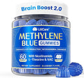LILICARE Methylene Blue Gummies 7mg Per Serving for Humans | Upgraded Antioxidant & Brain Booster Supplement for Cognitive Function, Energy, Cellular & Mitochondrial Health | Pure, Vegan, 60 Counts