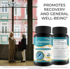 Inflammatory Health Pro - Our Best Natural Support for Joint & Muscle Comfort - Healthy Anti Swelling Supplements - Muscle Ache Supplements - Joint Stiffness Supplements Anti Swelling Pills