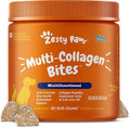 Zesty Paws Multi Collagen Soft Chews for Dogs - for Hip, Joint & Cartilage Support + Skin Health - with Collagen - Plus Eggshell Membrane, Vitamin C & Hyaluronic Acid - 90 Count