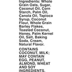 Nature Valley Biscuit Sandwiches, Coconut Butter, Snacks, 5 ct, 6.75 OZ (Pack of 12)